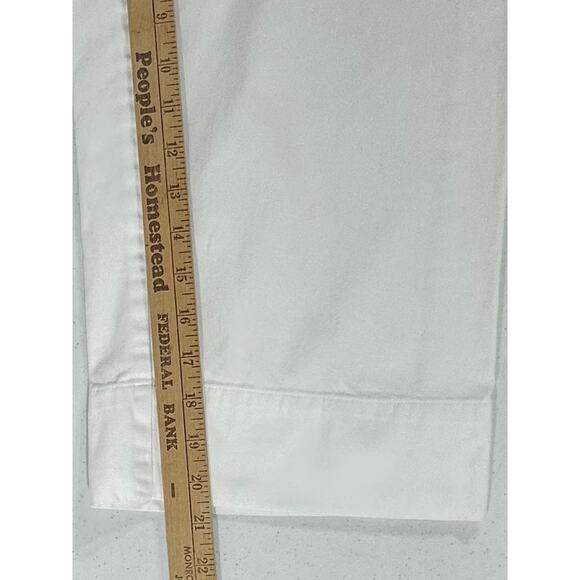 Lauren Ralph Lauren Womens Capris Size 4 (26x21.5) White Wide Leg High Rise - Picture 6 of 7